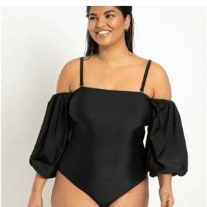 Eloquii Black swimsuit